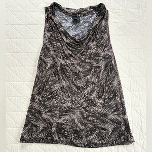 Mossimo Supply Co. Grayscale Space Dye Racerback Tank Top Size XXL